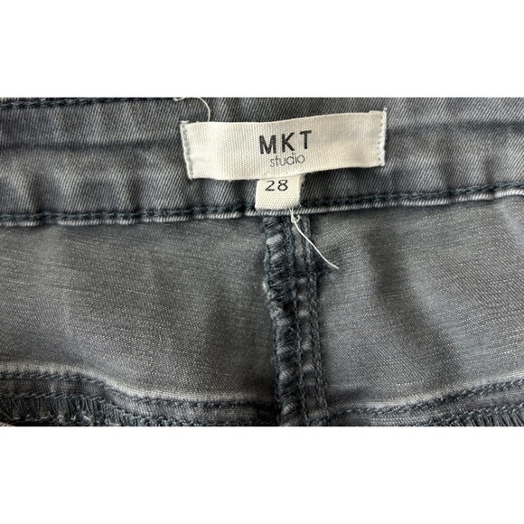 MKT Studio Gray Skinny Fit Stretch Medium Rise Jeans - Picture 5 of 5
